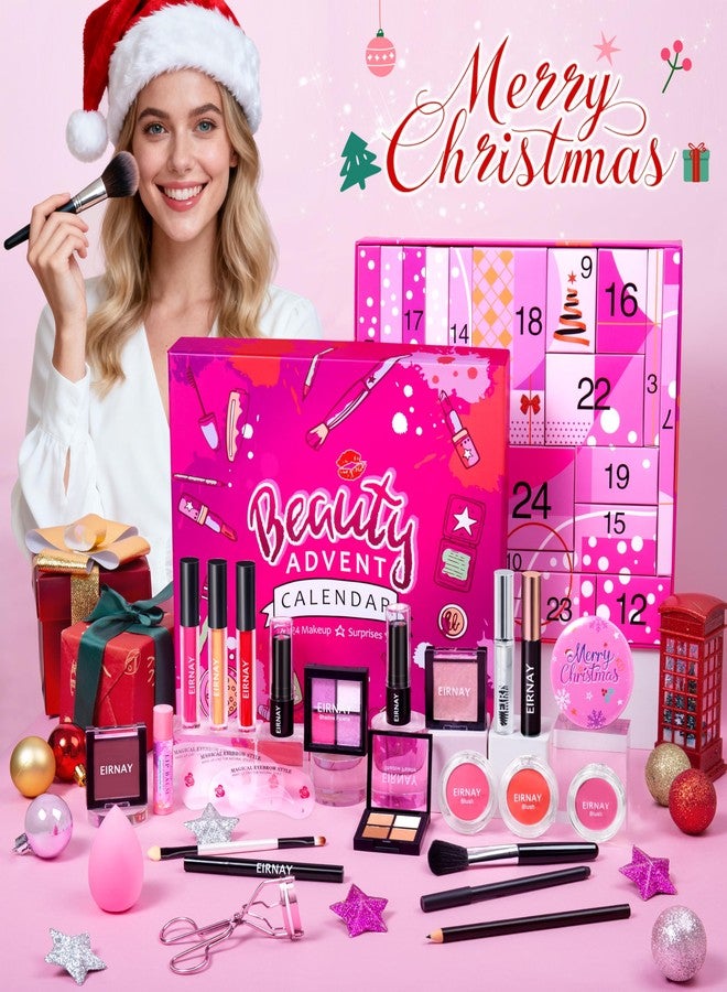 EIRNAY Makeup Advent Calendar 2025, 24 Days Christmas Gift Makeup Sets For Women Teen Girl, 2025 Xmas Countdown Calendar Cosmetics Holiday Surprise Make Up Gift Kits for Women Full Kit - Image 3
